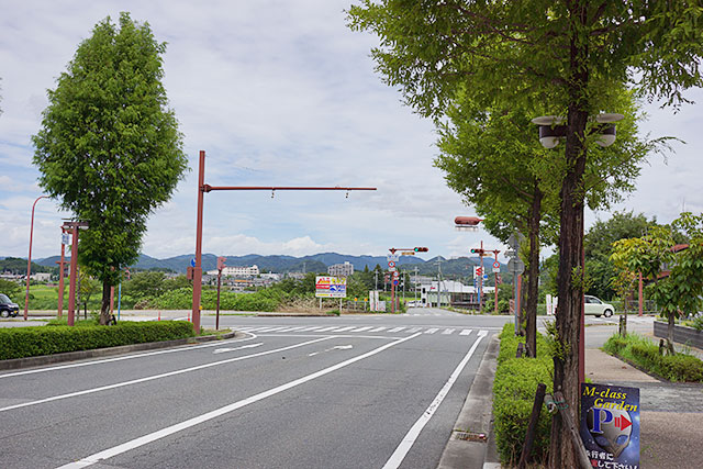 嫁ヶ淵交差点の遠景