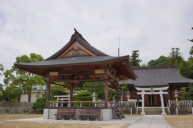 三田天満神社の境内