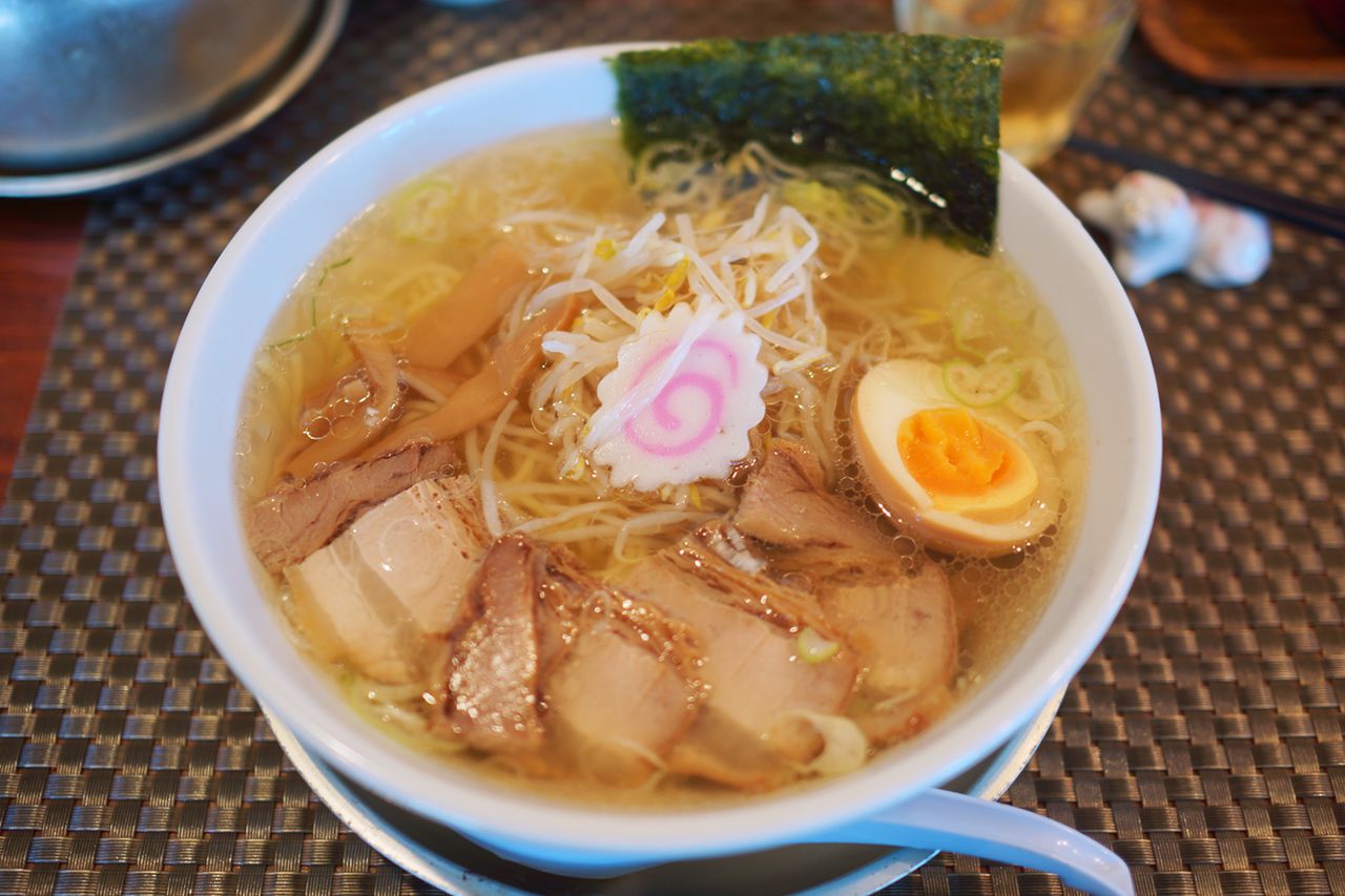 らぁめん嬉しやの塩ラーメン